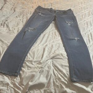 American Eagle Outfitters blue Distressed Women's Jeans